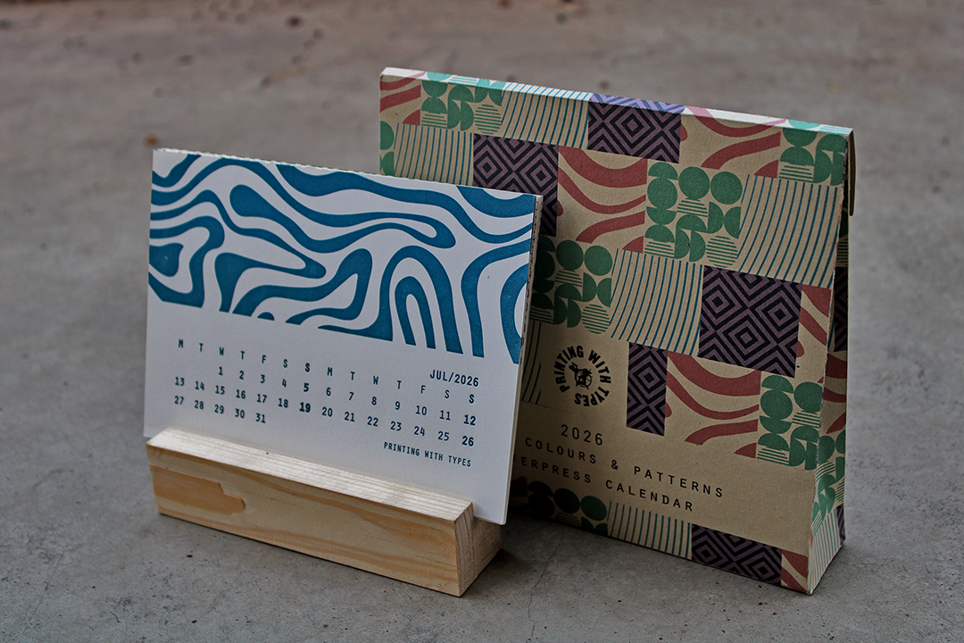 2026 Letterpress Calendar