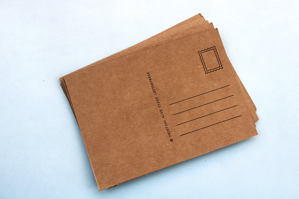 Vintage Letterpress Postcards | Handmade Stationery Bangalore