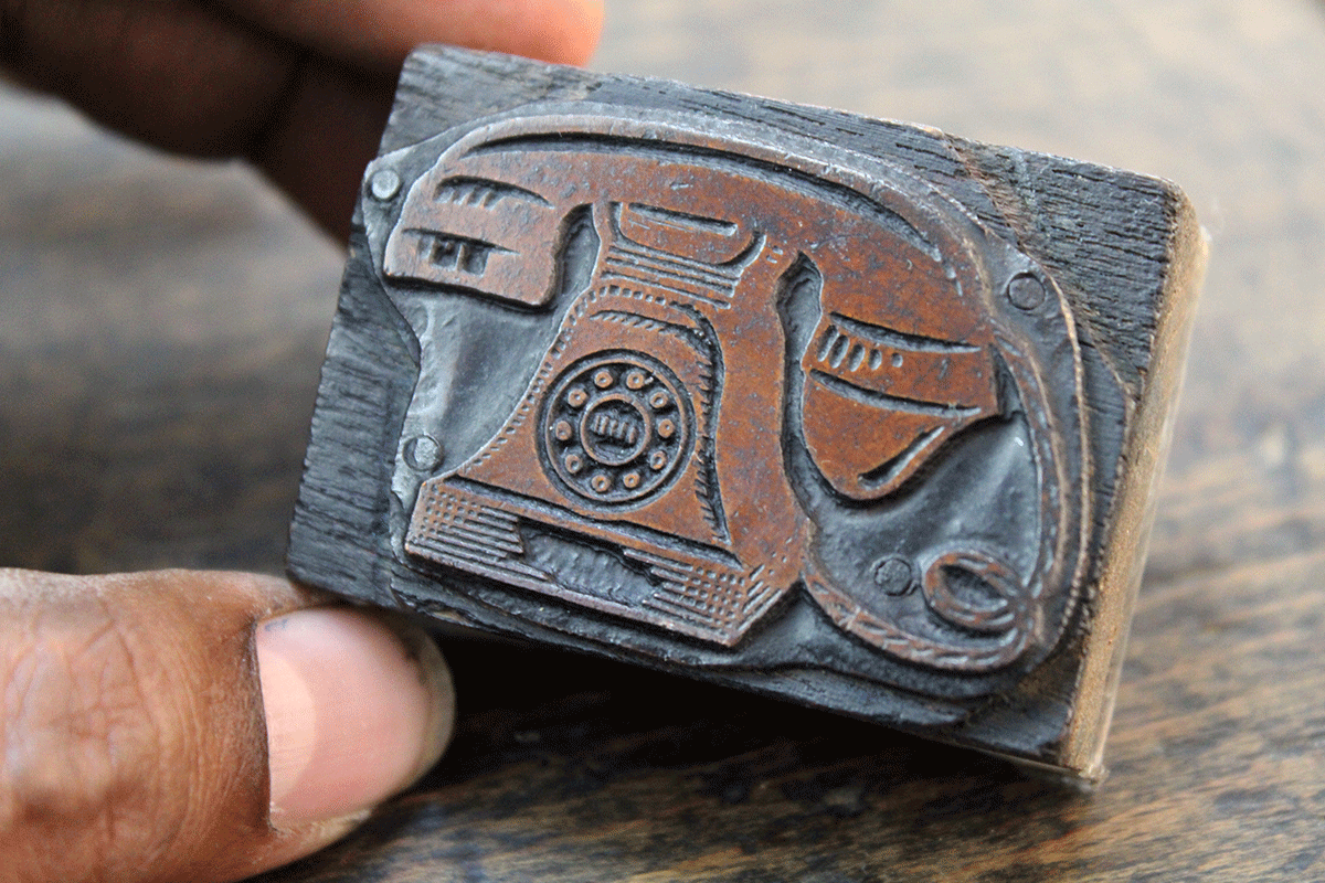 Vintage Letterpress Stickers | Handmade Paper Goods India