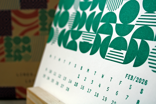 2026 Letterpress Calendar