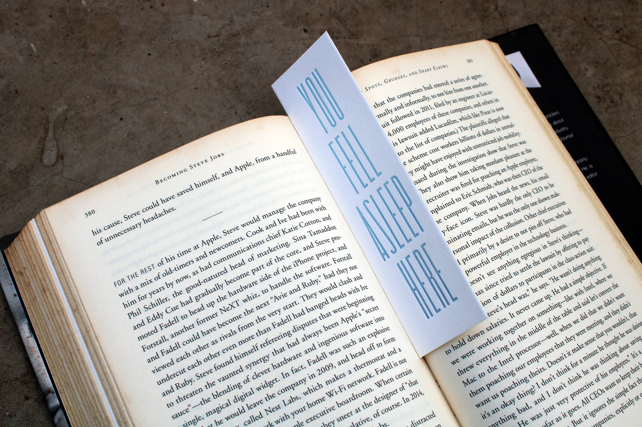 Letterpress Bookmarks