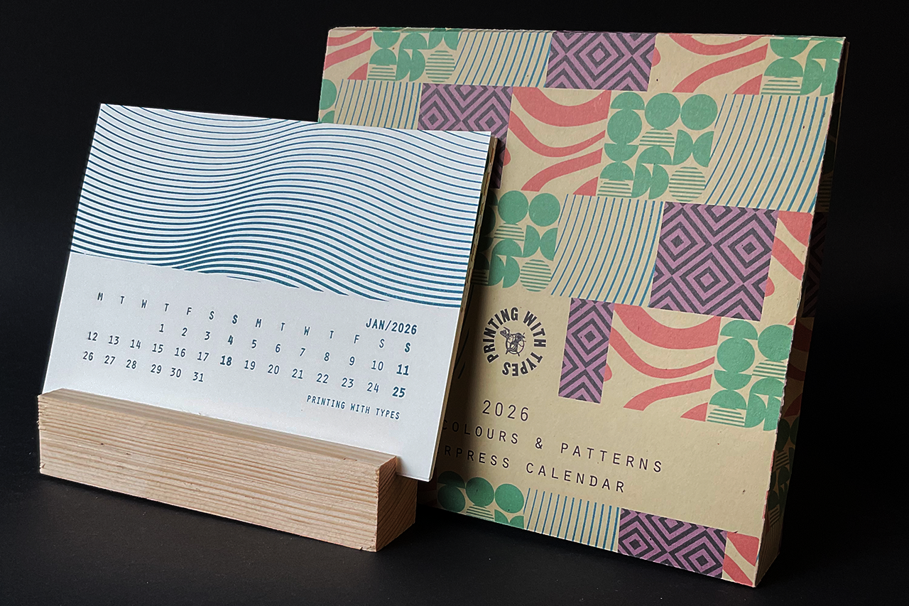 2026 Letterpress Calendar