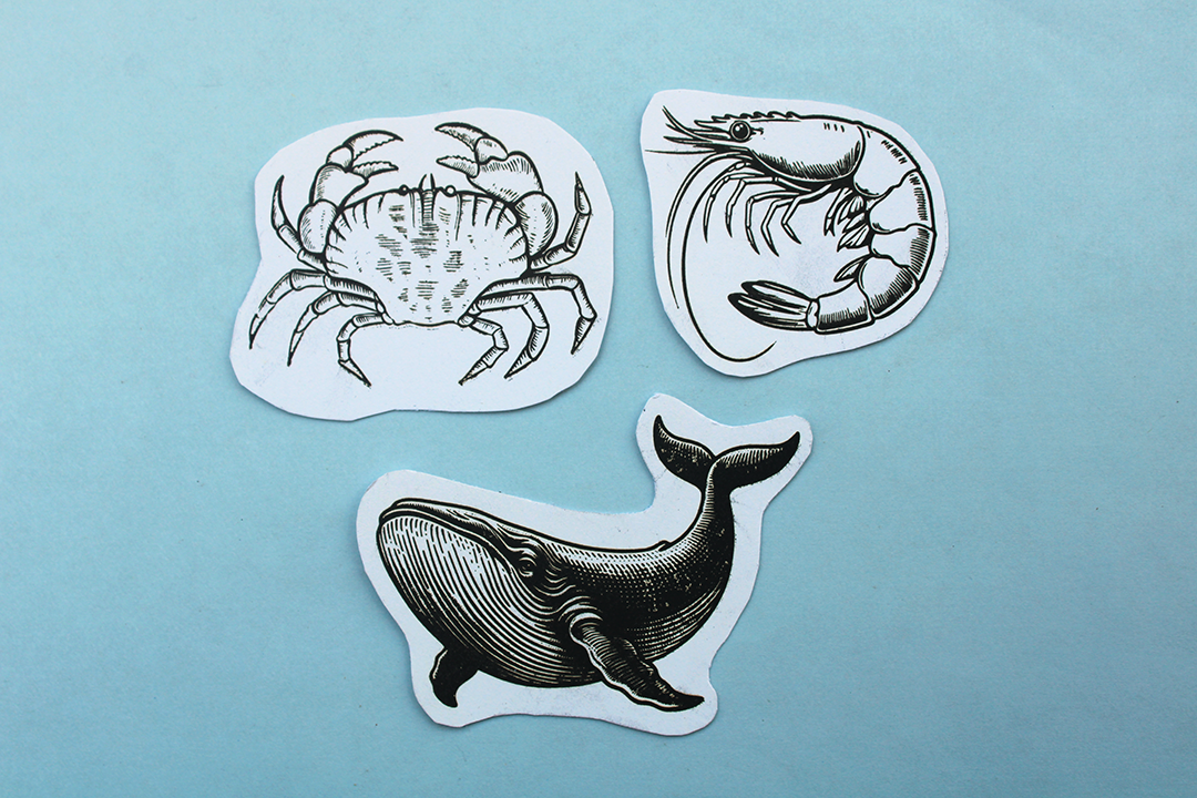 Vintage Letterpress Stickers